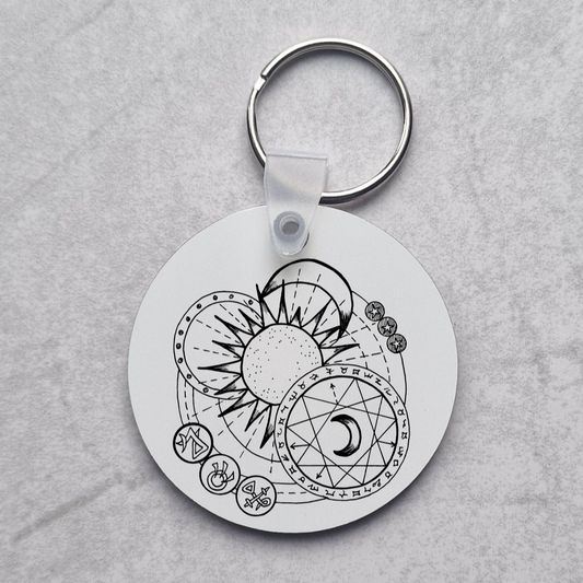 Celestial Bodies - Keychain