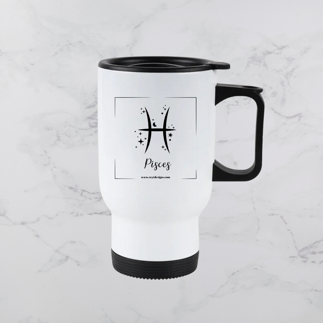 Elegant zodiac symbol - Travel Mug