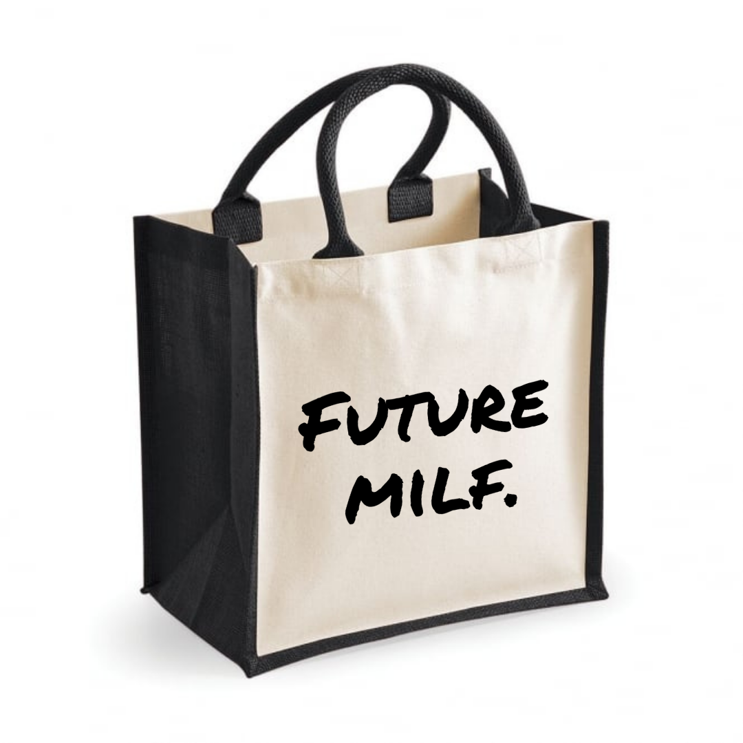 Future milf - Midi Shopper Tote Bag