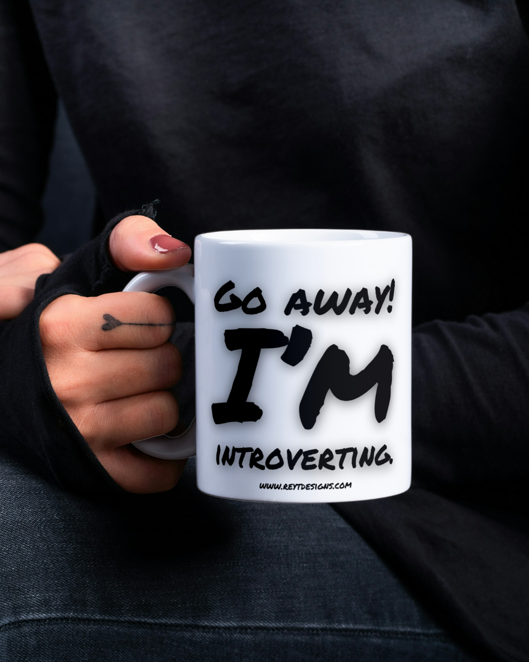 Go away. I'm introverting - Ceramic Mug