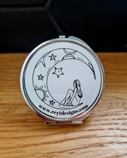 Moon Woman - Compact Mirror