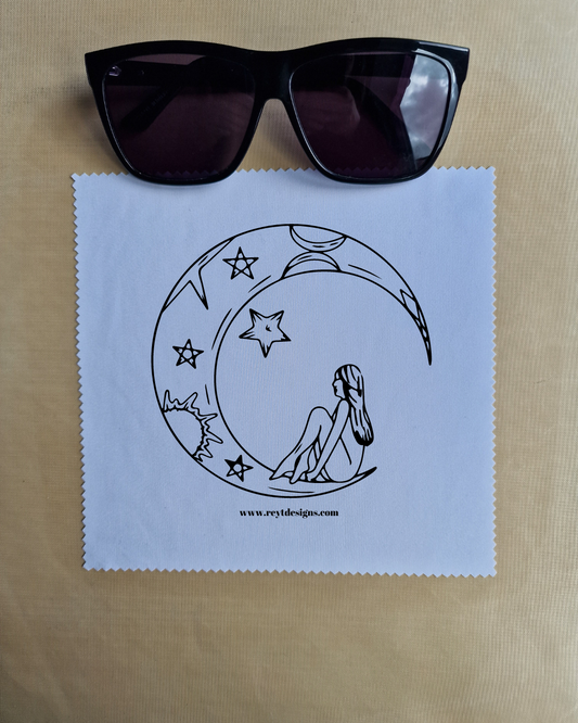 Moon woman - Glasses Lens Cloth