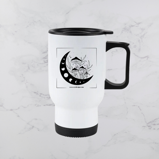 Mystic elements illustration - Travel Mug