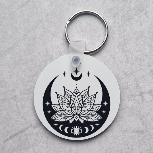 Mystic Lotus Flower - Keychain