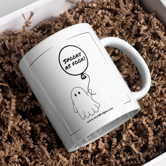 Spooky as fook - Ceramic Halloween Mug