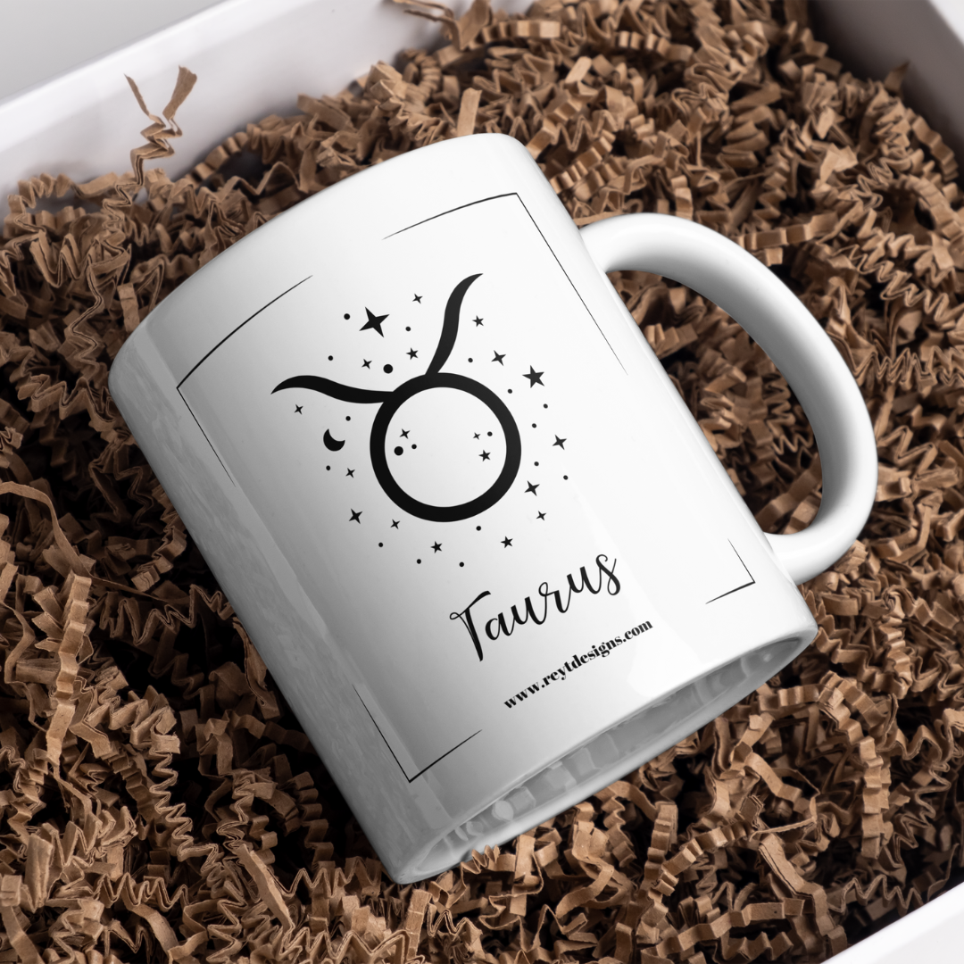 Elegant Zodiac Symbol - Ceramic Mug