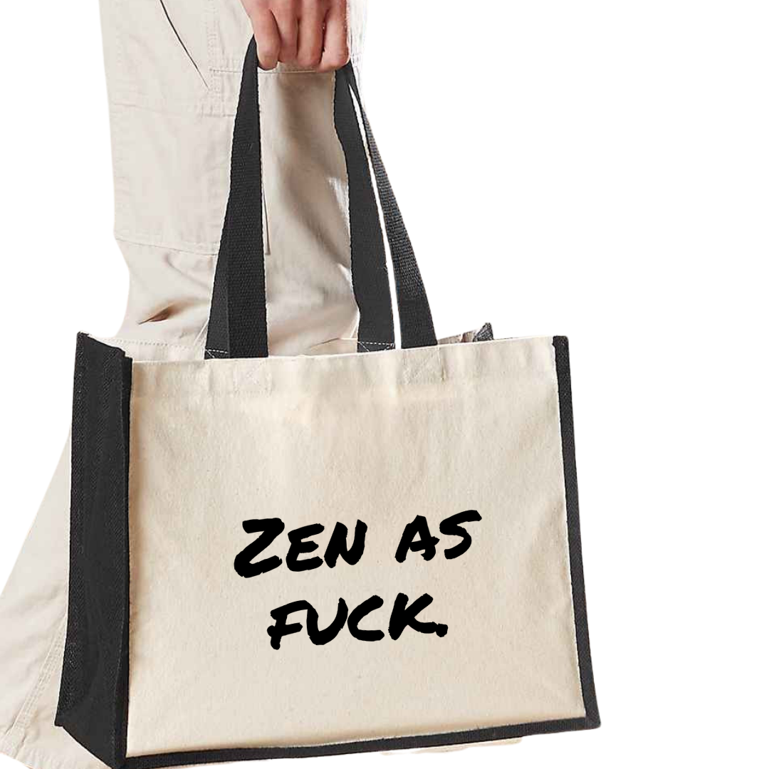 Zen as fuck - Maxi Shopper Bag